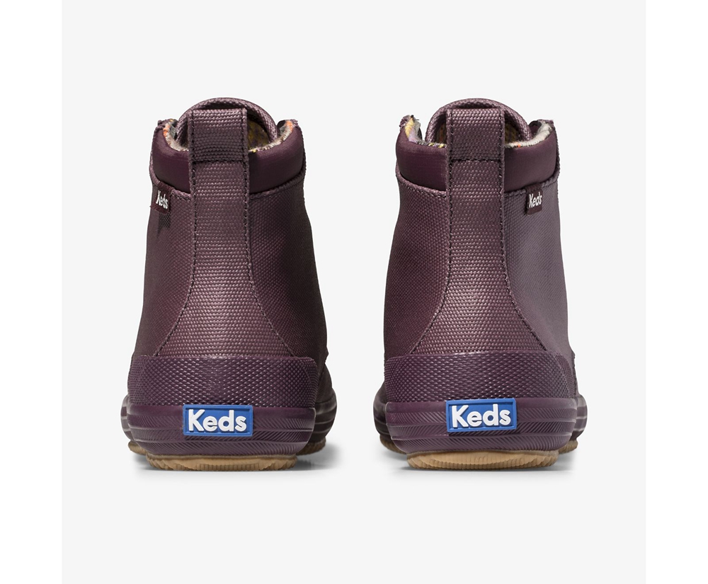 Μπότες Γυναικεια - Keds Scout Ii Water-Resistant Καμβας - Μωβ - YKCVM0759